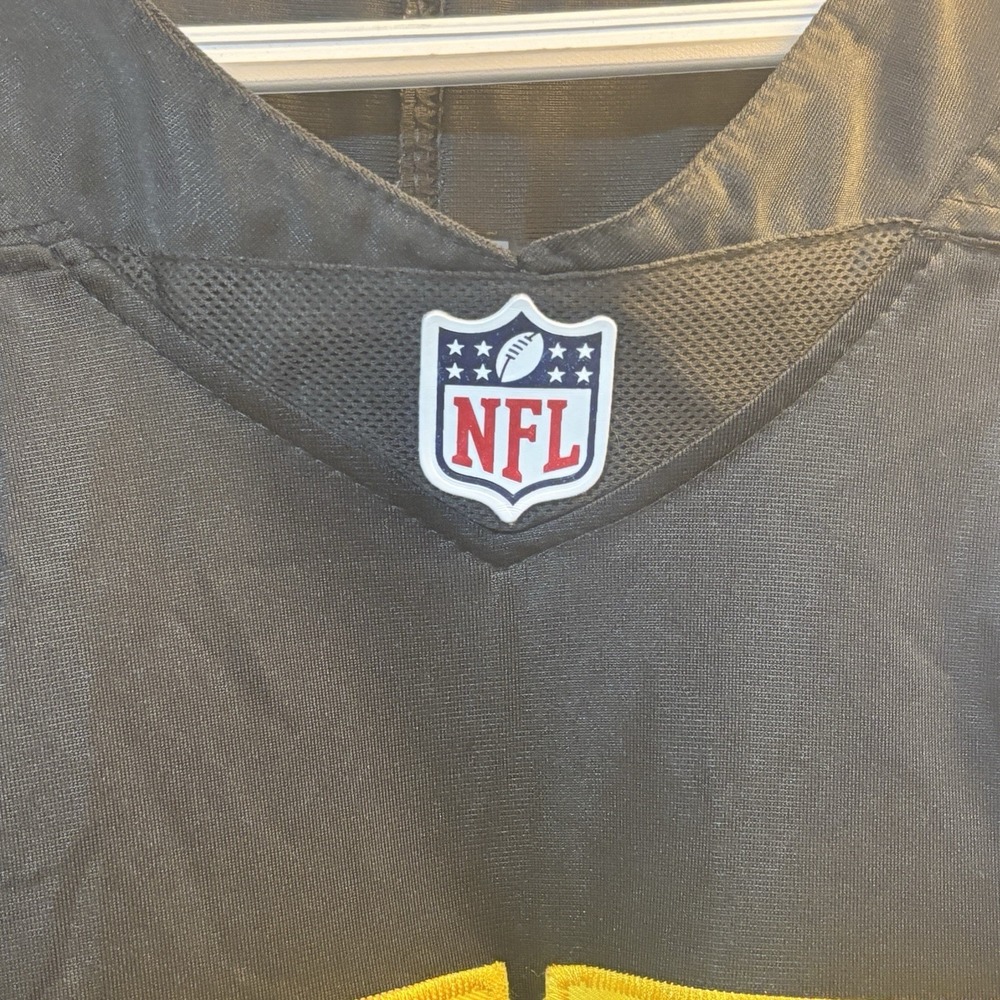 NFL Devin Bush Jr #55 Pittsburgh Steelers Black Jersey Shirt Nike Size XL Clean - Picture 11 of 13